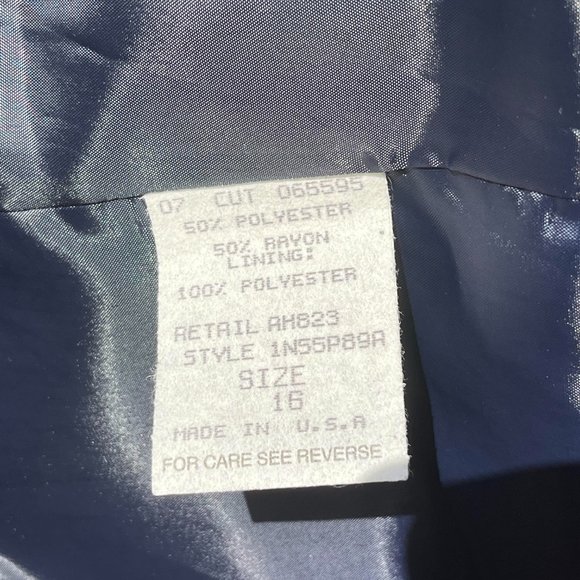 Women's Dark Blue Blazer (size 16) - Picture 4 of 5